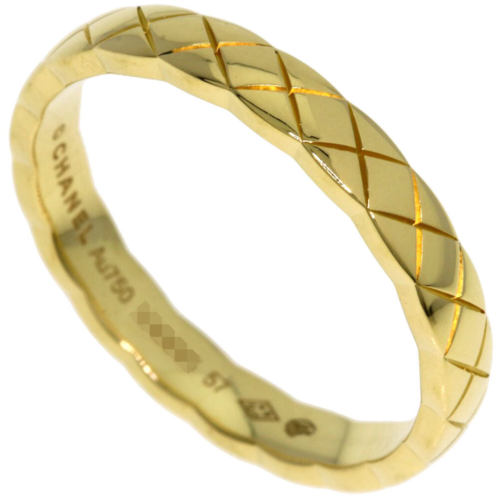 CHANEL 18k Gold Ring #57